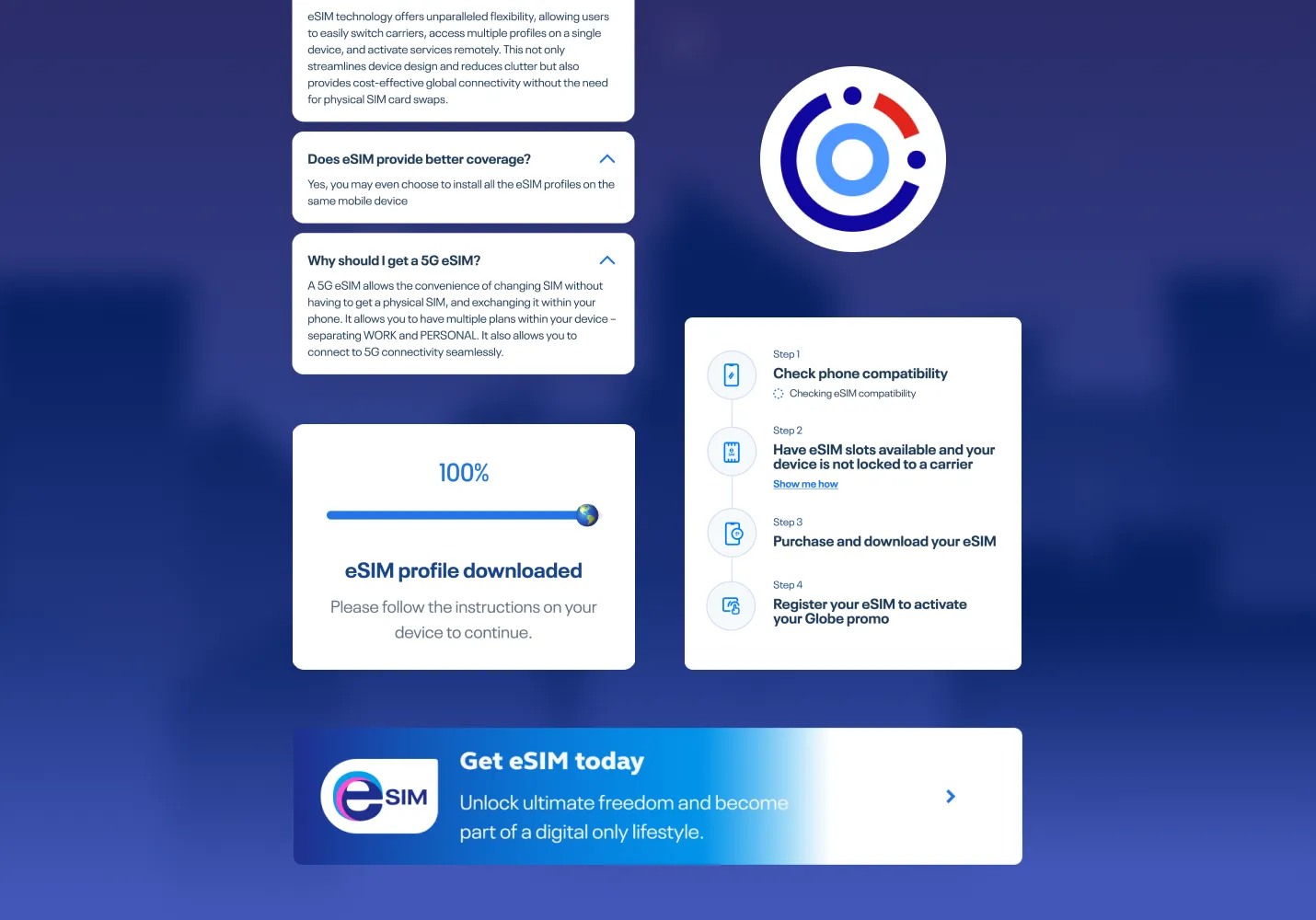 Globe prepaid eSIM — download, the four-step path, and the questions people actually ask